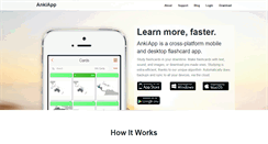 Desktop Screenshot of ankiapp.com